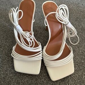 White ASOS Strappy Sandals